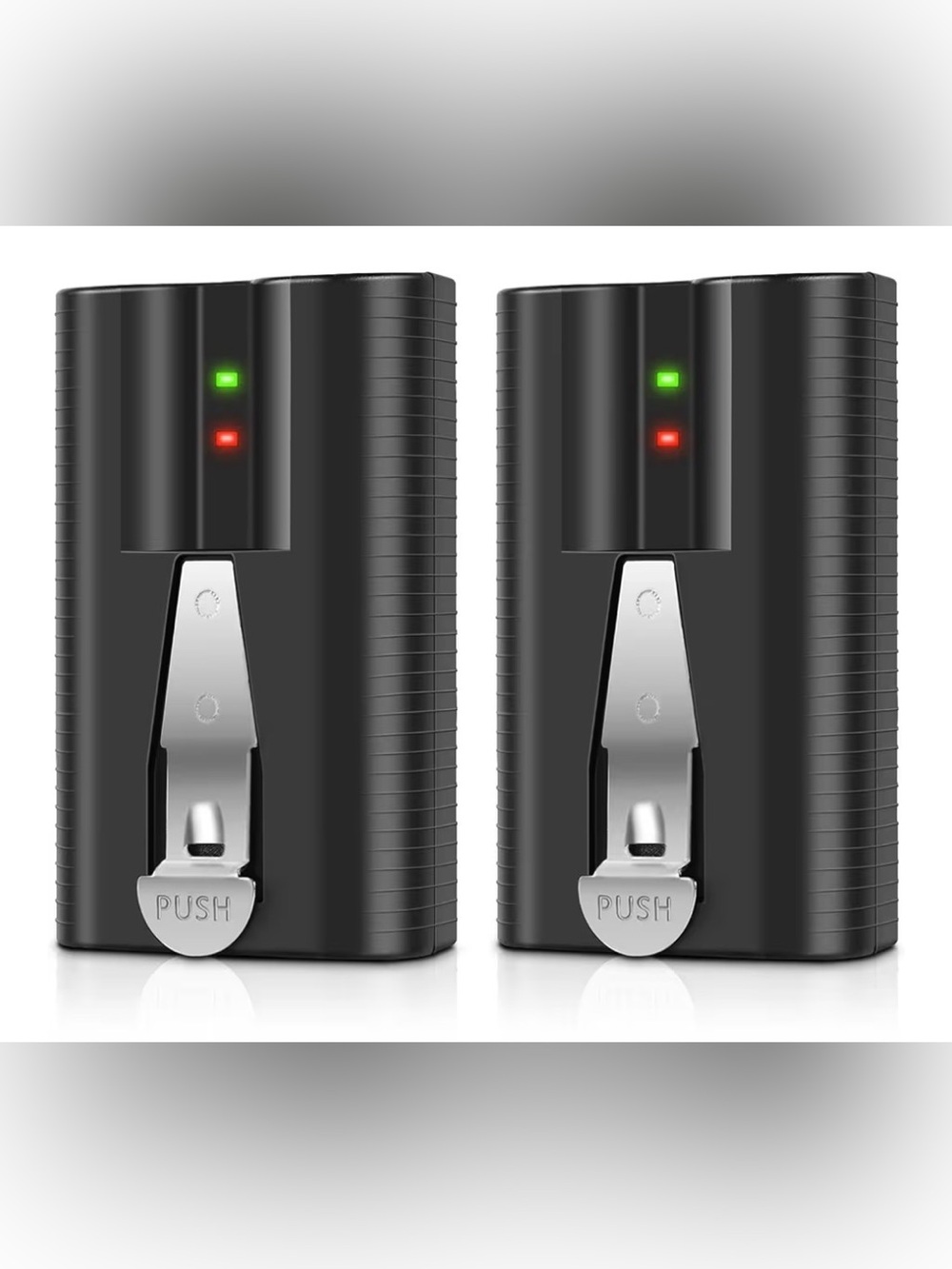 Replacement Ring Battery 2 Pack, 6040mAh plus Charger